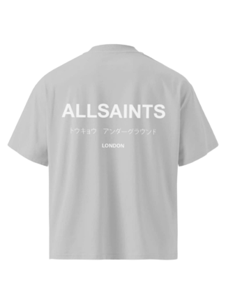 Playera AllSaints Underground Gris