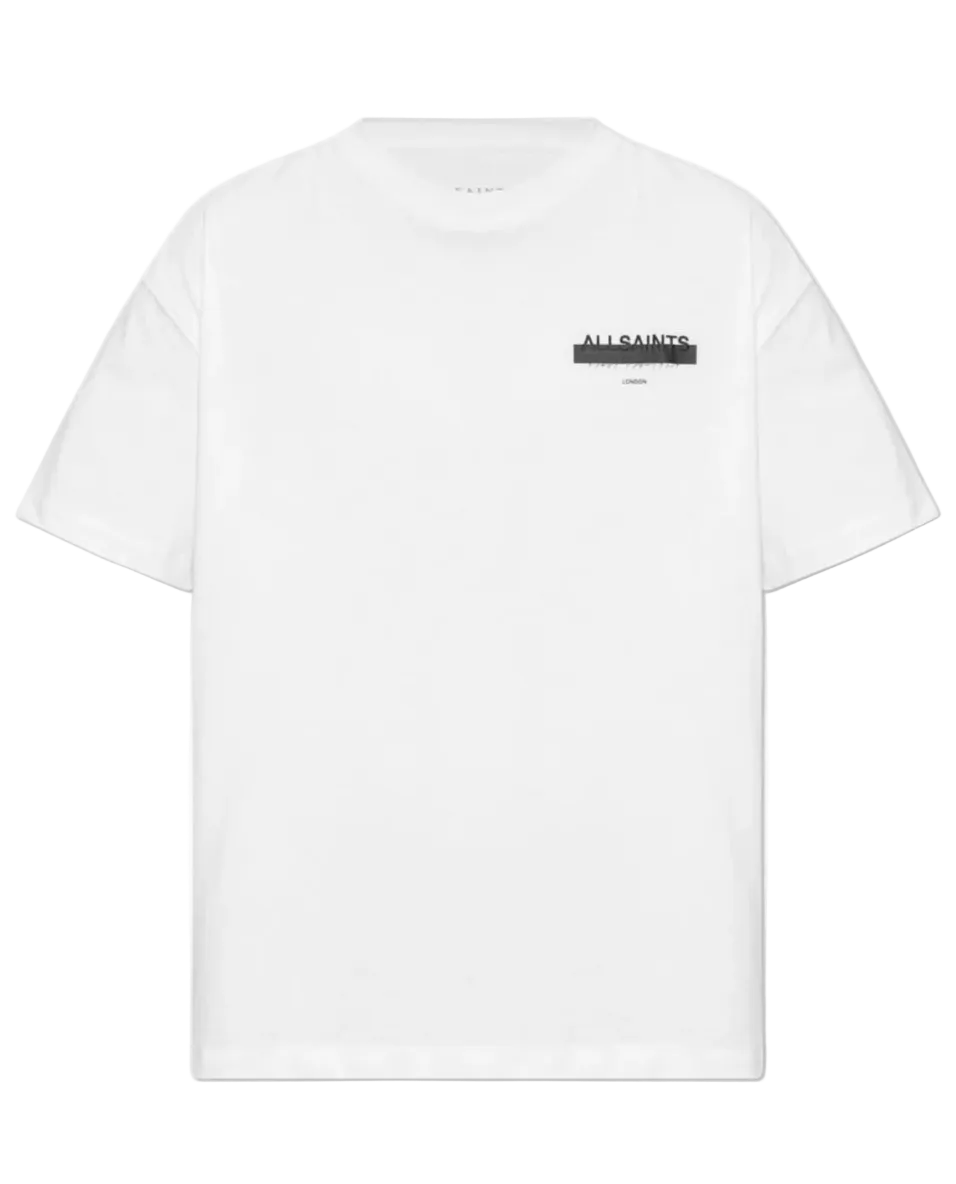 Playera AllSaints Redact Blanca