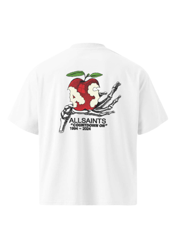 Playera AllSaints Circulo Negra