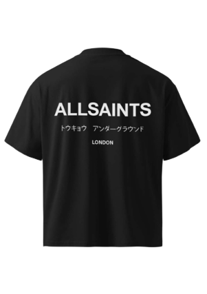 Playera AllSaints Tokyo Underground Negra