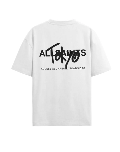 Playera AllSaints Tokyo Graffiti