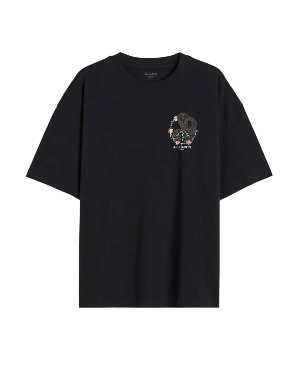Playera AllSaints Cobra Negra