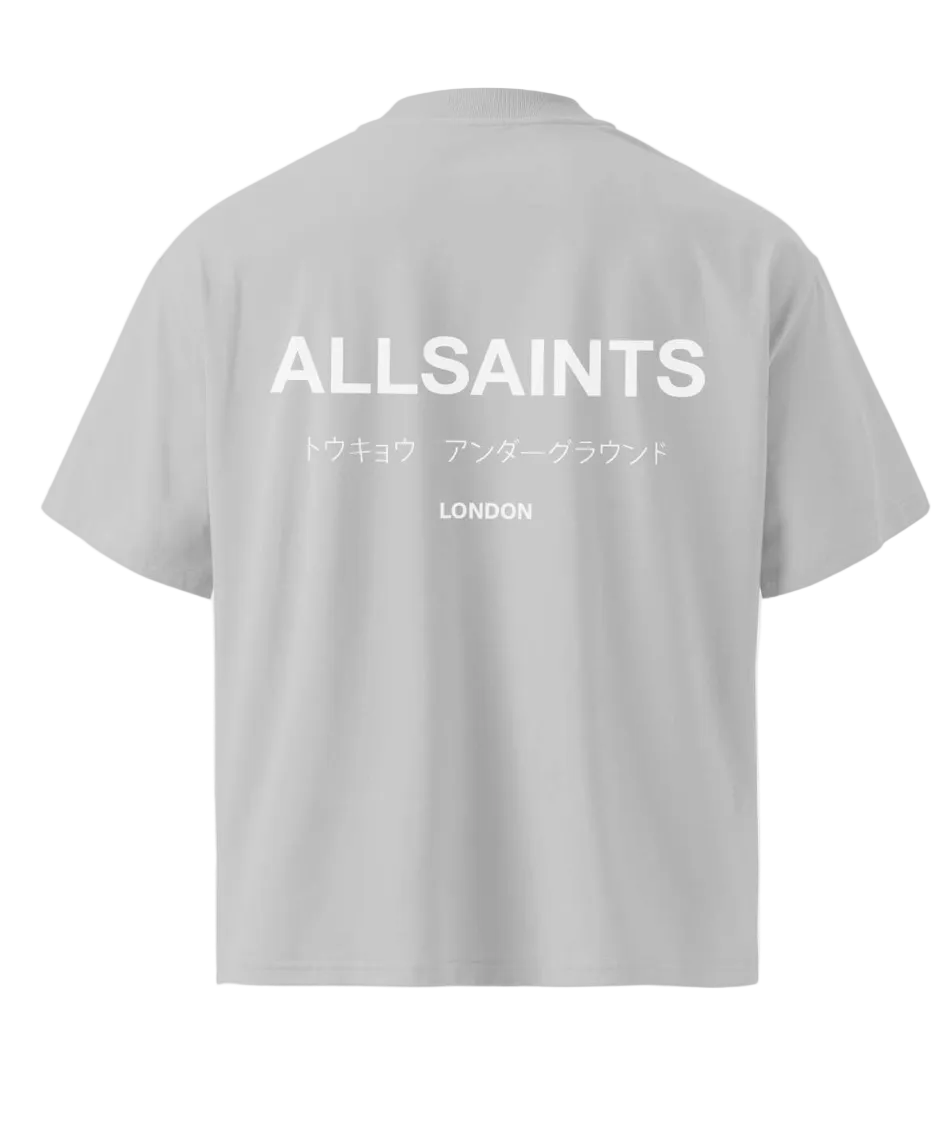 Playera AllSaints Underground Gris