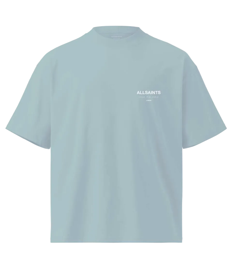 Playera AllSaints Underground Azul
