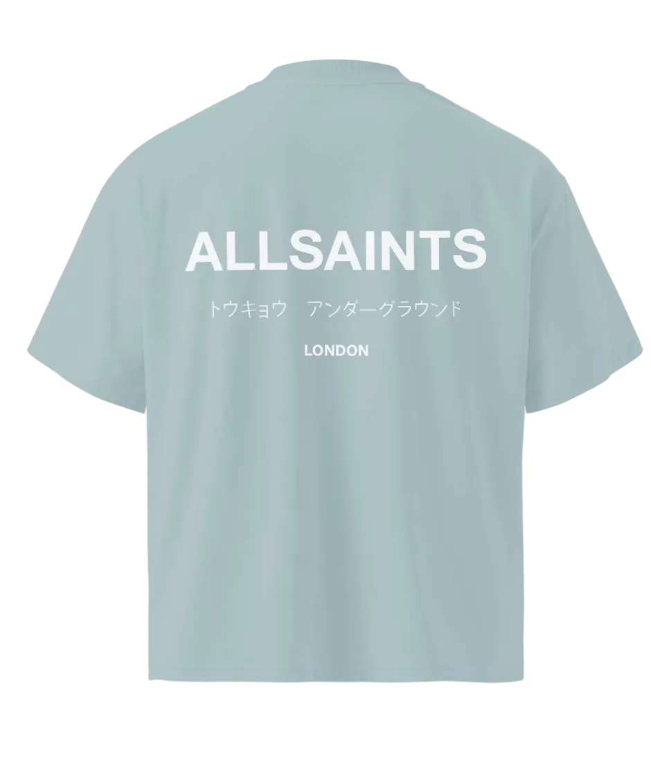 Playera AllSaints Underground Azul