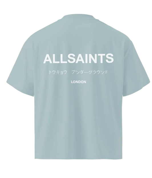 Playera AllSaints Underground Azul