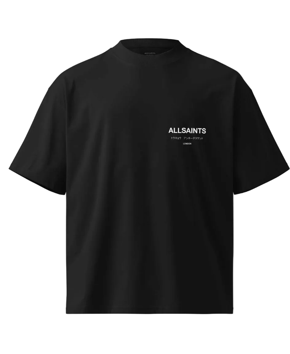 Playera AllSaints Tokyo Negra