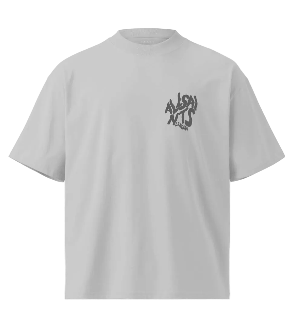 Playera AllSaints Wavy Gris