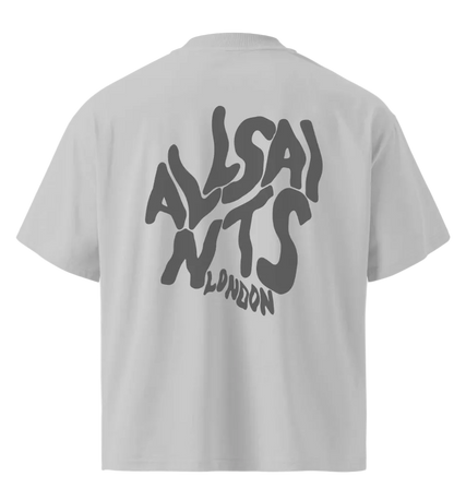 Playera AllSaints Wavy Gris