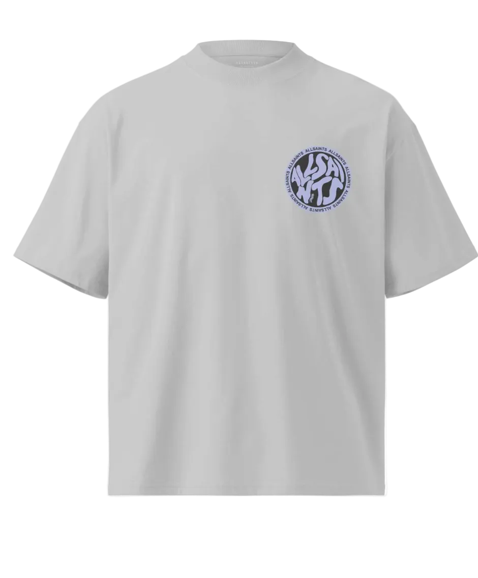 Playera AllSaints Wavy Gris