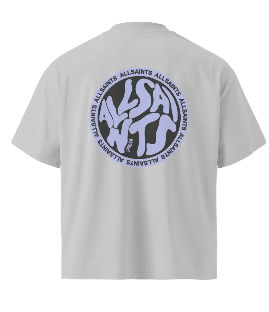 Playera AllSaints Wavy Gris