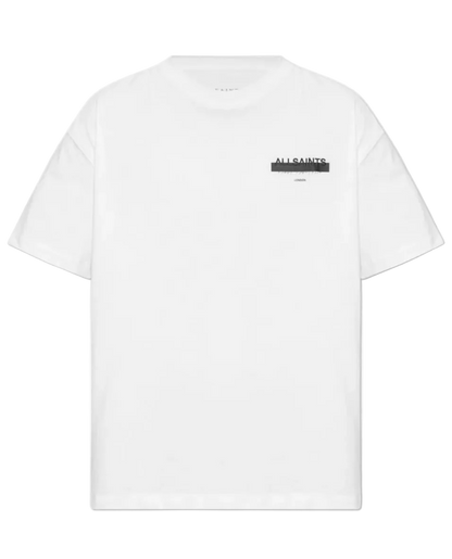 Playera AllSaints Redact Blanca